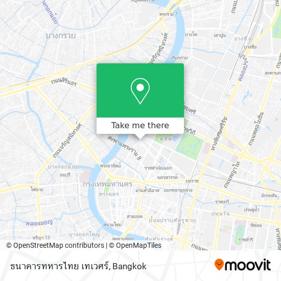 ธนาคารทหารไทย เทเวศร์ map