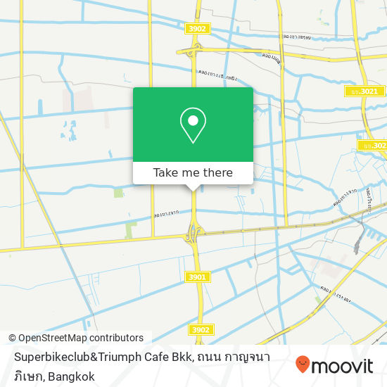 Superbikeclub&Triumph Cafe Bkk, ถนน กาญจนาภิเษก map