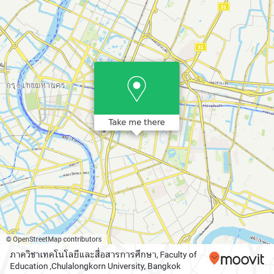 ภาควิชาเทคโนโลยีและสื่อสารการศึกษา, Faculty of Education ,Chulalongkorn University map