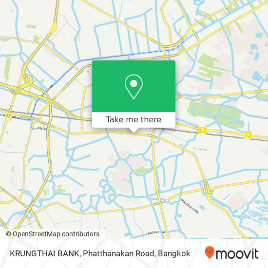 KRUNGTHAI BANK, Phatthanakan Road map