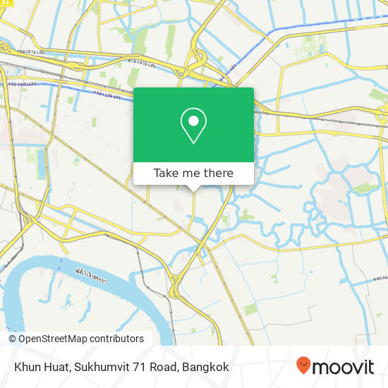 Khun Huat, Sukhumvit 71 Road map