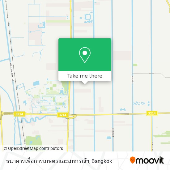 ธนาคารเพื่อการเกษตรและสหกรณ์ฯ map