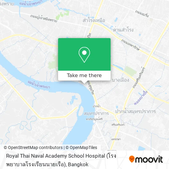 Royal Thai Naval Academy School Hospital (โรงพยาบาลโรงเรียนนายเรือ) map