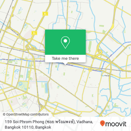 159 Soi Phrom Phong (ซอย พร้อมพงษ์), Vadhana, Bangkok 10110 map