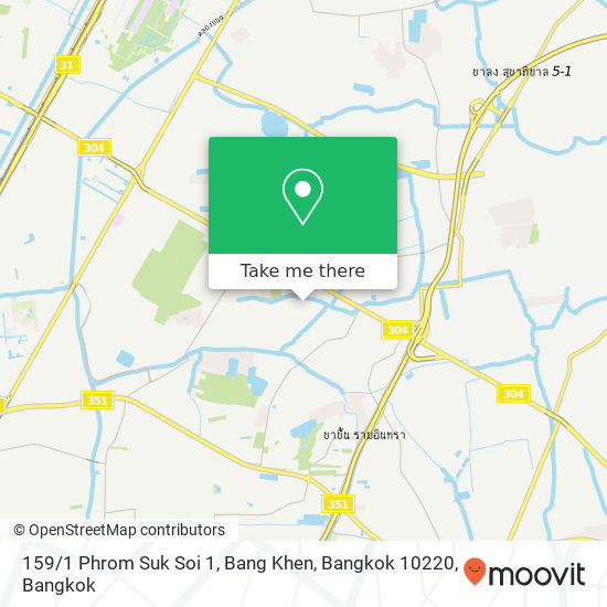159 / 1 Phrom Suk Soi 1, Bang Khen, Bangkok 10220 map