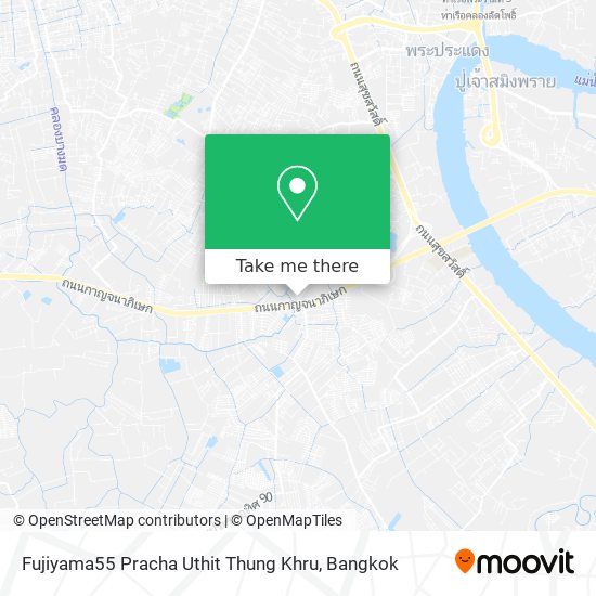 Fujiyama55 Pracha Uthit Thung Khru map