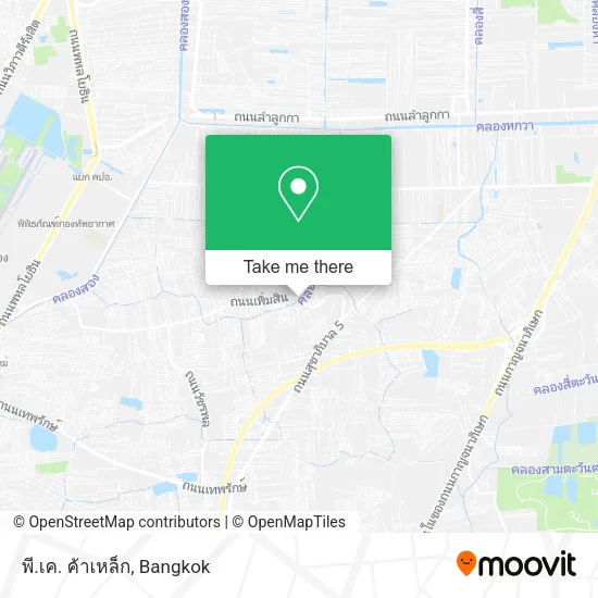 พี.เค. ค้าเหล็ก map