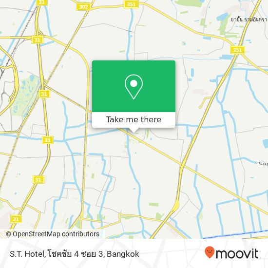 S.T. Hotel, โชคชัย 4 ซอย 3 map