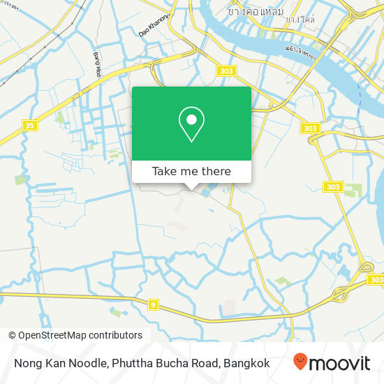 Nong Kan Noodle, Phuttha Bucha Road map