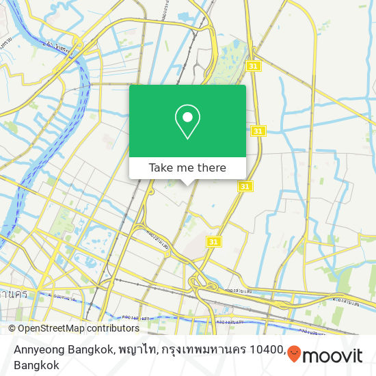 Annyeong Bangkok, พญาไท, กรุงเทพมหานคร 10400 map