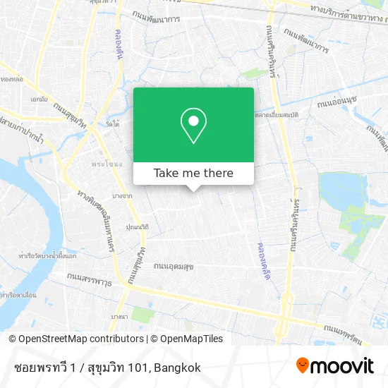 ซอยพรทวี 1 / สุขุมวิท 101 map