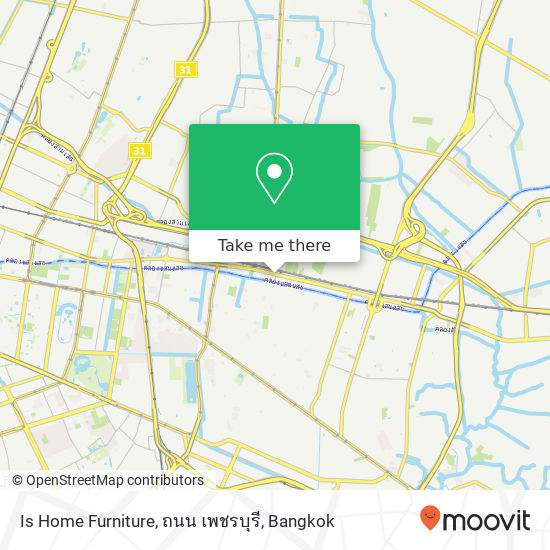 Is Home Furniture, ถนน เพชรบุรี map