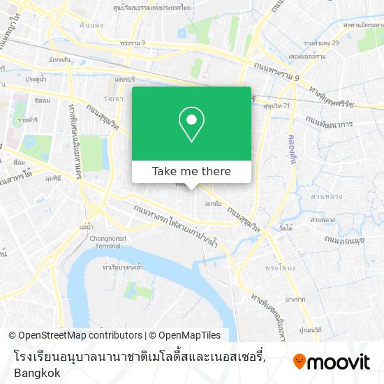 โรงเรียนอนุบาลนานาชาติเมโลดี้สและเนอสเซอรี่ map