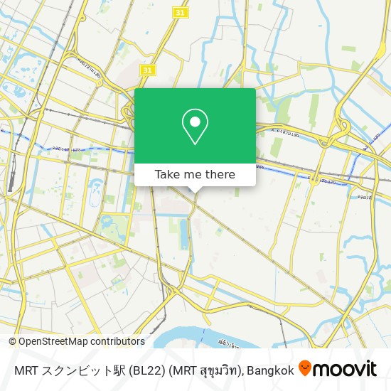 MRT スクンビット駅 (BL22) (MRT สุขุมวิท) map