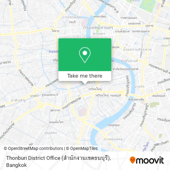 Thonburi District Office (สำนักงานเขตธนบุรี) map