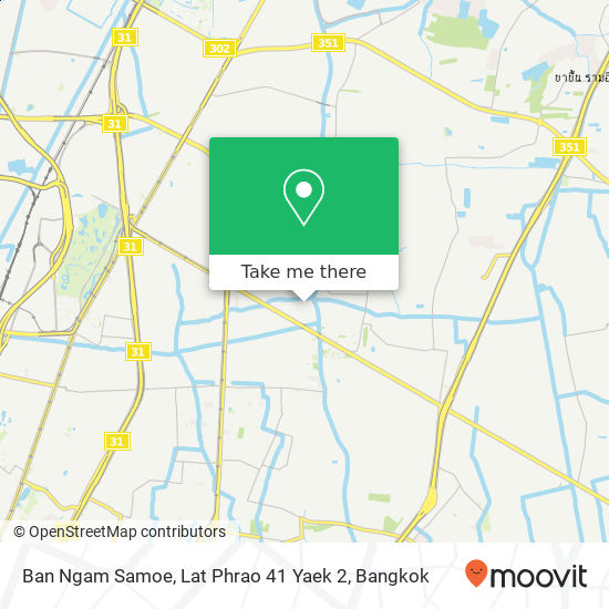 Ban Ngam Samoe, Lat Phrao 41 Yaek 2 map