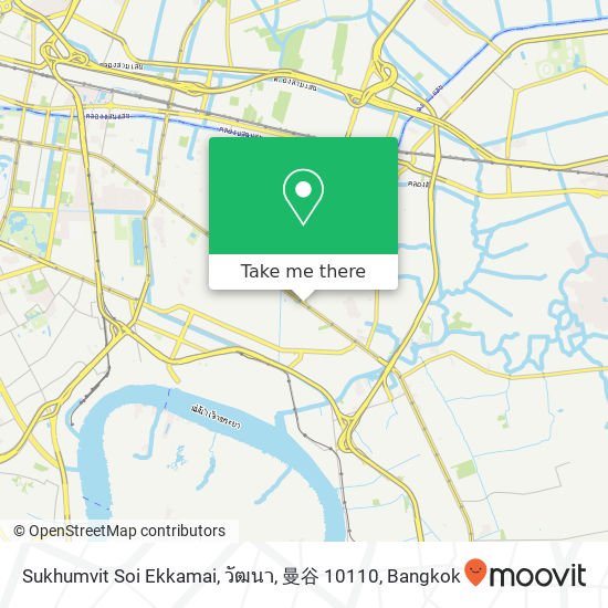 Sukhumvit Soi Ekkamai, วัฒนา, 曼谷 10110 map