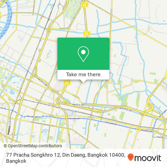 77 Pracha Songkhro 12, Din Daeng, Bangkok 10400 map