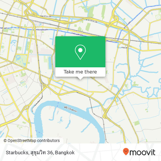 Starbucks, สุขุมวิท 36 map