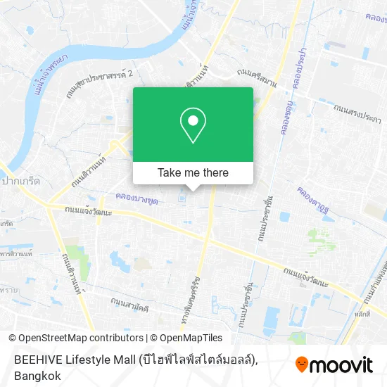 BEEHIVE Lifestyle Mall (บีไฮฟ์ไลฟ์สไตล์มอลล์) map