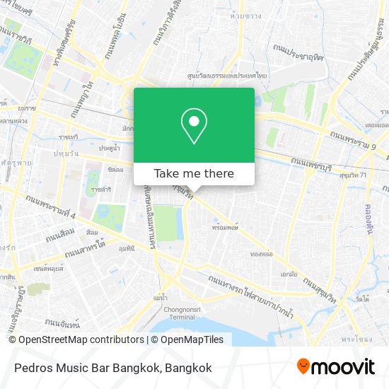 Pedros Music Bar Bangkok map