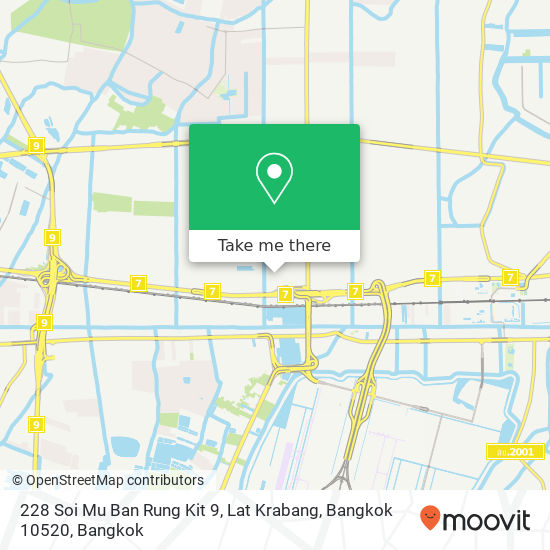 228 Soi Mu Ban Rung Kit 9, Lat Krabang, Bangkok 10520 map