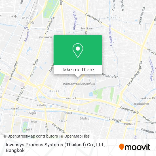 Invensys Process Systems (Thailand) Co., Ltd. map