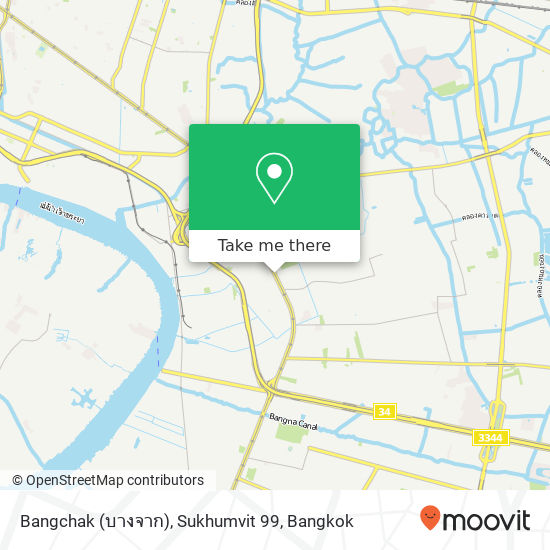 Bangchak (บางจาก), Sukhumvit 99 map