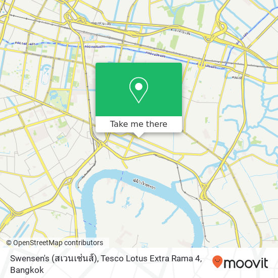 Swensen's (สเวนเซ่นส์), Tesco Lotus Extra Rama 4 map