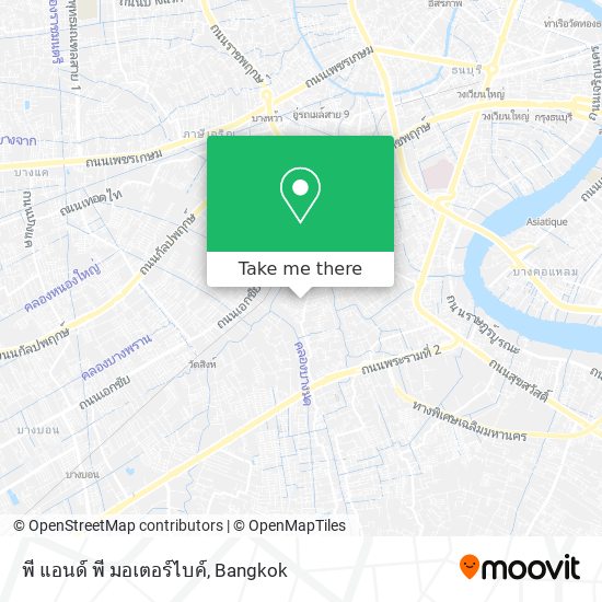 พี แอนด์ พี มอเตอร์ไบค์ map