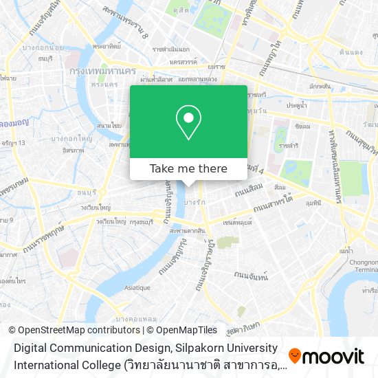 Digital Communication Design, Silpakorn University International College map