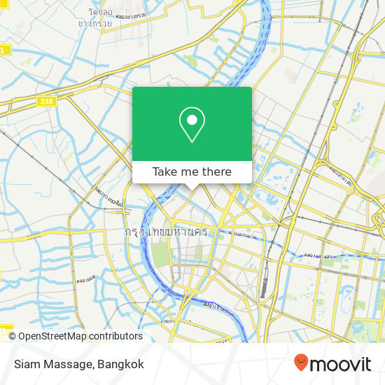 Siam Massage map