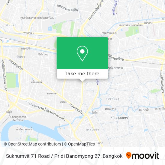 Sukhumvit 71 Road / Pridi Banomyong 27 map