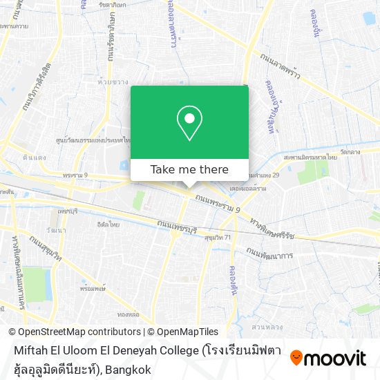Miftah El Uloom El Deneyah College (โรงเรียนมิฟตาฮุ้ลอุลูมิดดีนียะห์) map
