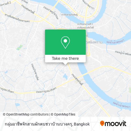 กลุ่มอาชีพจักสานผักตบชวาบ้านบางครุ map