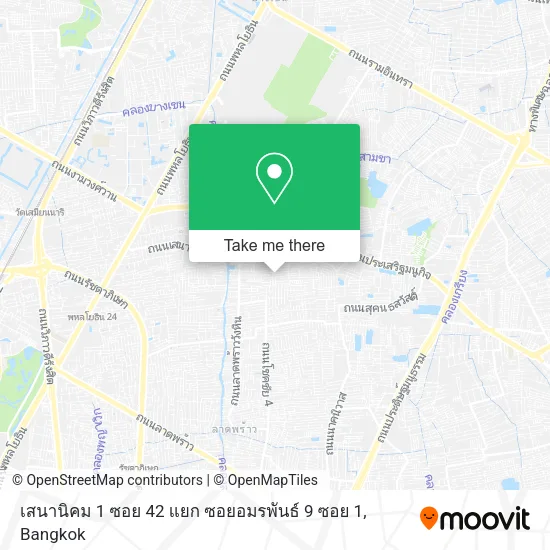 เสนานิคม 1 ซอย 42 แยก ซอยอมรพันธ์ 9 ซอย 1 map