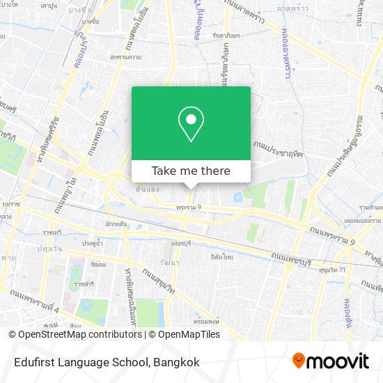 Edufirst Language School map