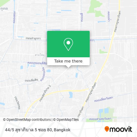 44/5 สุขาภิบาล 5 ซอย 80 map