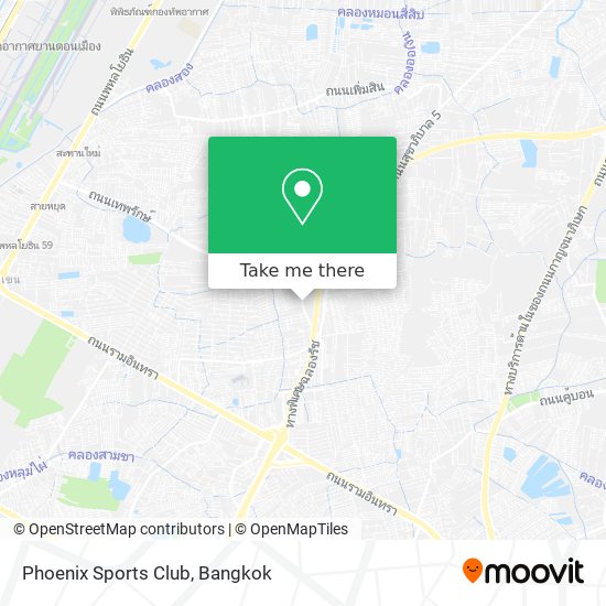 Phoenix Sports Club map