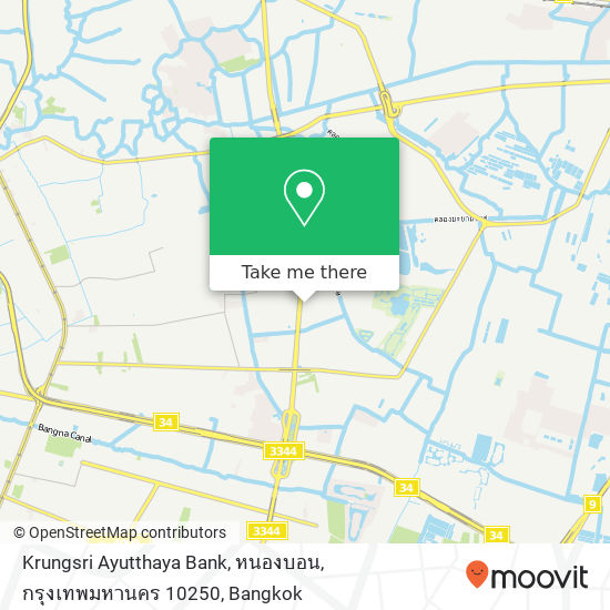 Krungsri Ayutthaya Bank, หนองบอน, กรุงเทพมหานคร 10250 map