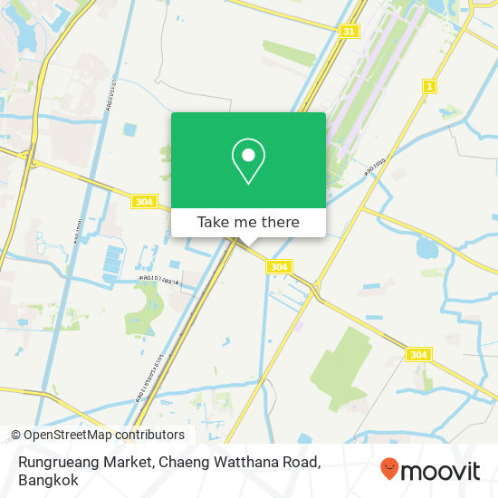 Rungrueang Market, Chaeng Watthana Road map