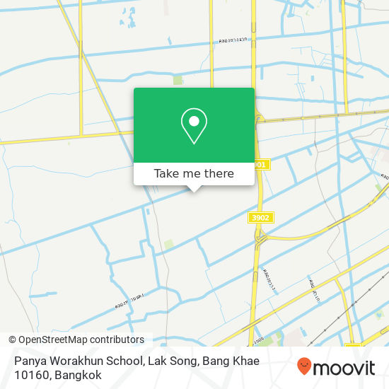 Panya Worakhun School, Lak Song, Bang Khae 10160 map