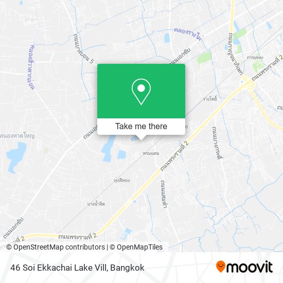 46 Soi Ekkachai Lake Vill map