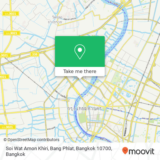 Soi Wat Amon Khiri, Bang Phlat, Bangkok 10700 map