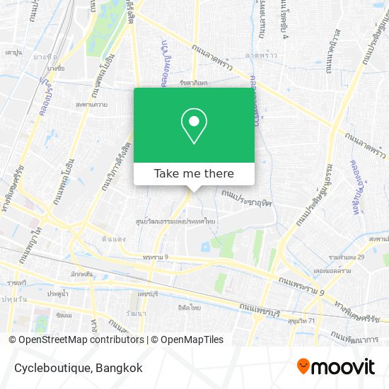 Cycleboutique map