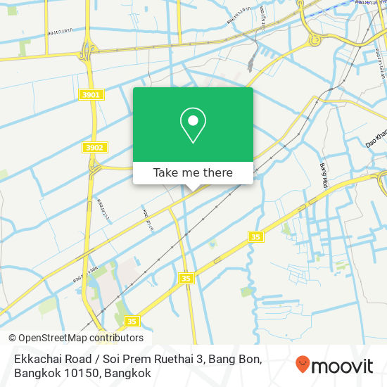 Ekkachai Road / Soi Prem Ruethai 3, Bang Bon, Bangkok 10150 map