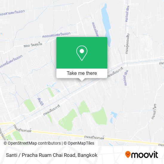 Santi / Pracha Ruam Chai Road map