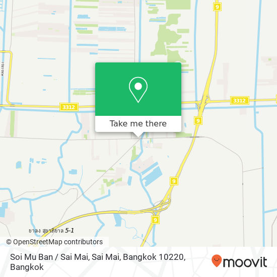 Soi Mu Ban / Sai Mai, Sai Mai, Bangkok 10220 map