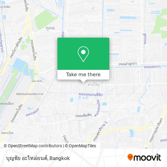 บุญชัย อะไหล่ยนต์ map