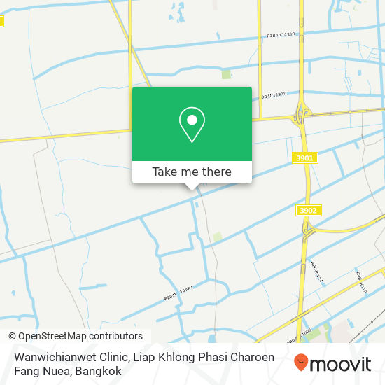 Wanwichianwet Clinic, Liap Khlong Phasi Charoen Fang Nuea map